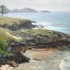 "Grey day, Lord Howe Island"  oil on stretched canvas  no frame  (painted around edges)   152cm x 102cm  $9,400   AUD