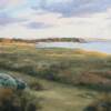 "Early morning, Swansea, Tasmania"  oil on canvas board  102 x 51cm  $3,400 AUD